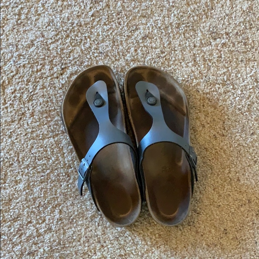 Birkenstock leather strap sandal